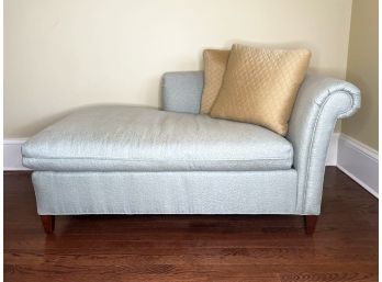 An Upholstered Chaise By Charles Stewart For Hickory Chair