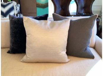 A Set Of 3 Down Stuffed Accent Pillows From Barclay Butera