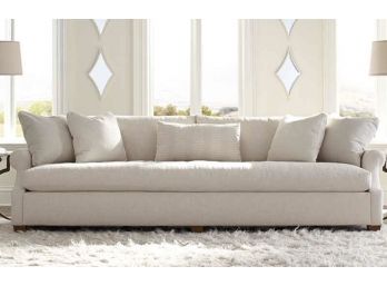 A Linen 'Windsor' Sofa By Robin Bruce