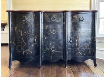 A Custom Painted Chinoiserie Chest Of Drawers (AS IS)