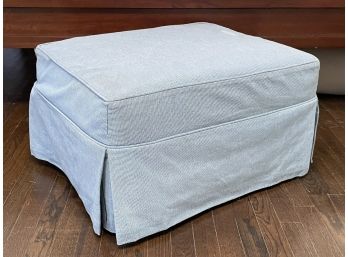 An Upholstered Ottoman By Lee Industries
