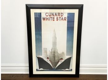 A Reproduction White Star Line Framed Advertisement