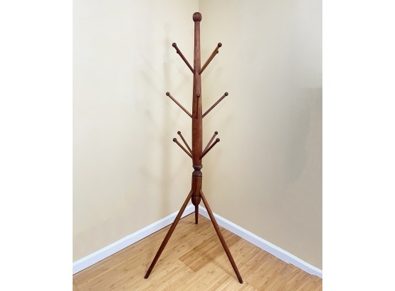 An Antique Pine Coat Rack (AS IS)