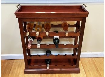 A Tray Top Wine Rack