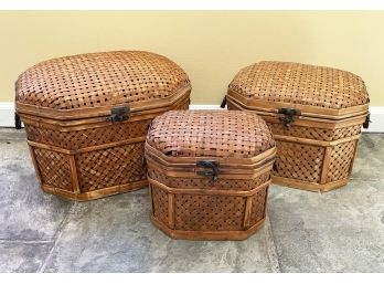 A Trio Of Chinese Baskets