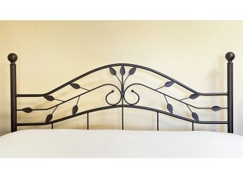 A Wrought Iron Queen Size Bedstead