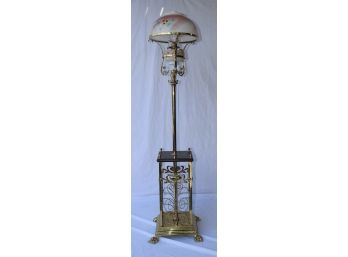 Antique English Art Nouveau Period Standard Oil Lamp