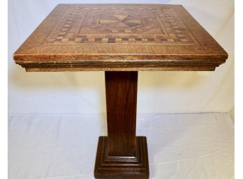Antique English Tunbridge Marquetry Top Table