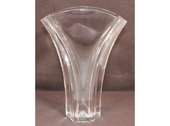 Baccarat Fan-Form Crystal Vase