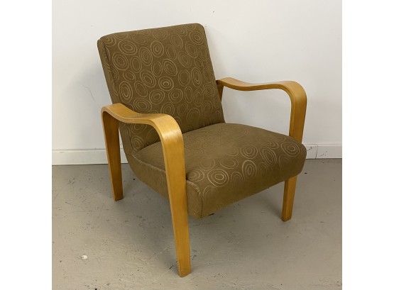 Vintage Thonet Bentwood Armchair With Nice Upholstery