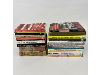 Lot Of Artist Books - Techniques And Business Of Art