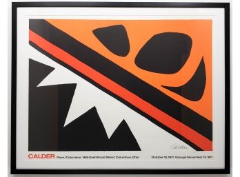 Alexander Calder  - The Frog And The Saw - Lithograph - 1971 - Hand Numbered