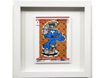 Death NYC - LV - Smurf - Artist Signed & Dated - COA Included