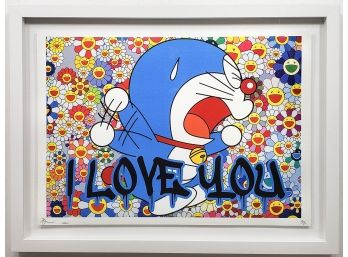 Death NYC - I Love You - Murakami Flowers - Artist Signed & Numbered - COA & Stamp
