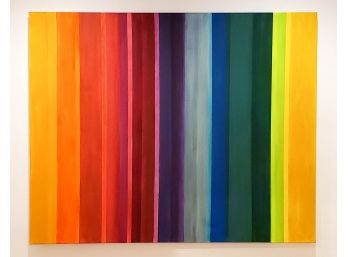 Elaine Herman - Line & Color - Original Art - Acrylic On Canvas LARGE 48'x60'