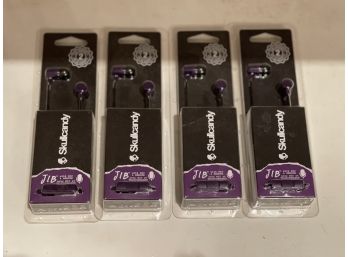 Scullcandy Earbuds W Mic And Remote - 4 Count