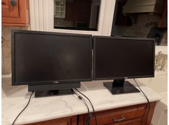 Two Dell Monitors
