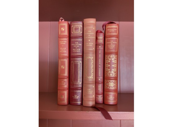 Collection Of 5 Franklin Library Collector Books