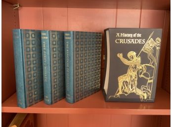 Folio Society History Of The Crusades Book Set ~ Steven Runciman