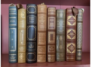 Collection Of 8 Franklin Library Collector Books