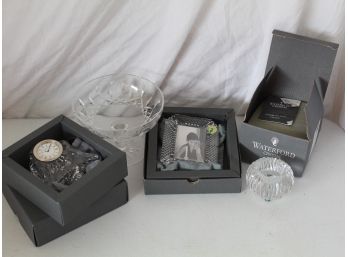 4 Pieces Of Waterford Crystal 3 In Boxes