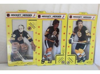 Vintage Hockey Heros Boston Bruins 7 Different New