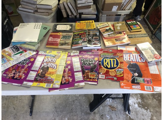 Old Car Books - Cereal Boxes And More