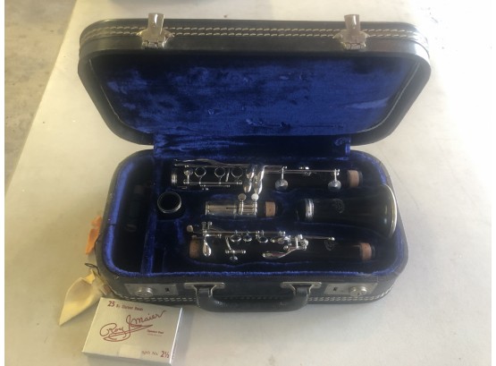 Evette Sponsored By Buffet Clarinet W/ Case 1972 D25050 In Original Very Nice Condition