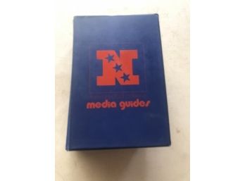 Original AFC/NFC Complete Teams Set Of NFL 1981 Media Guides In Excellent Condition