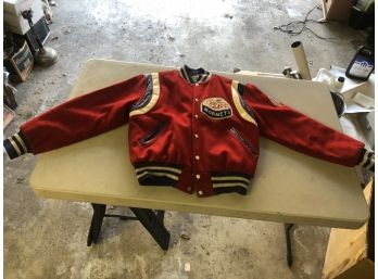 Very Cool Original Rare 1950s Hornets Passaic Valley High School Varsity Jacket In Very Nice Condition