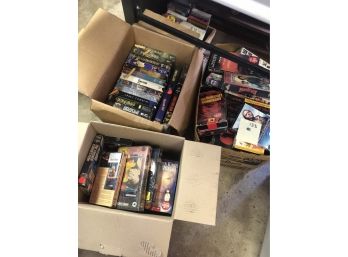 Huge Lot Of Approximately 100 VHS Tapes Many Never Opened - Dozens Of Classic Titles