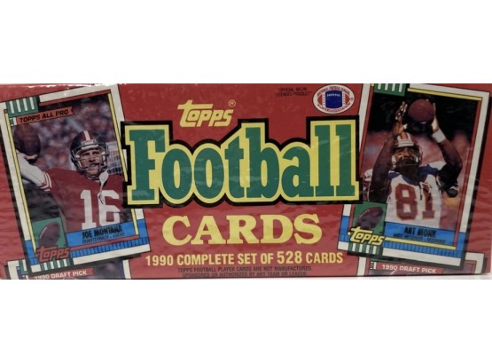 1990 Topps Complete Set Of 528 Football Cards