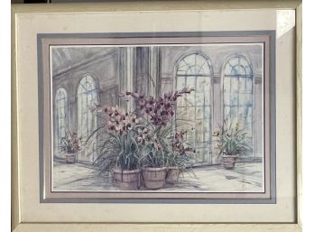 Floral Wall Art, Signed By SIC