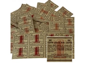 Old School Cigarette Coupons