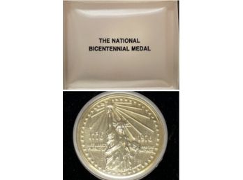 The National Bicentennial Medal In Display Box