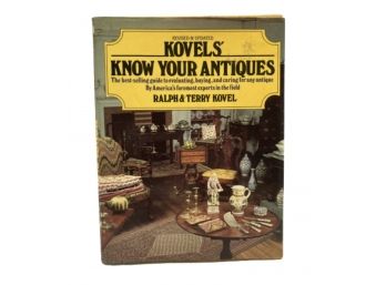 Kovels Know Your Antiques Hardcover Book