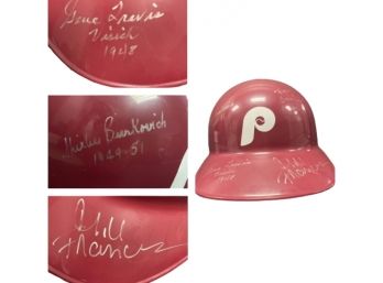 MULTI-AUTOGRAPH All-American Girls Professional Baseball League Helmet