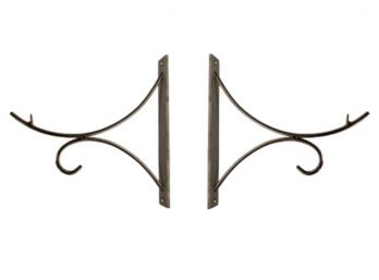 PAIR Of Decorative Wall Hooks From Pottery Barn For Planters