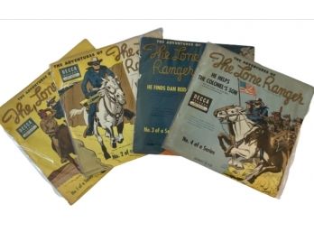 Vintage Decca Records:  The Adventures Of The Lone Ranger - COMPLETE  SERIES