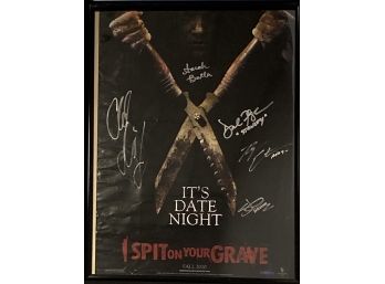AUTOGRAPHED I Spit On Your Grave Movie Poster