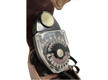 Brockway Handheld Light Meter W/ Leather Case