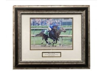 'Mayo On The Side' Racehorse Framed Photo - 'The Humana Distaff Handicap' Grade 1 (Pat Day Up), 2004