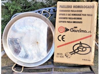 Giant Paella Pan And Garcima Propane Burner