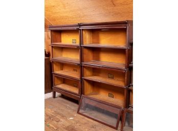 Antique Pair Of Globe-wernicke Bookshelves