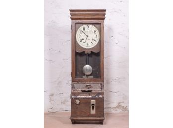 Antique Triboro Time Clock Co. Grandfather Clock