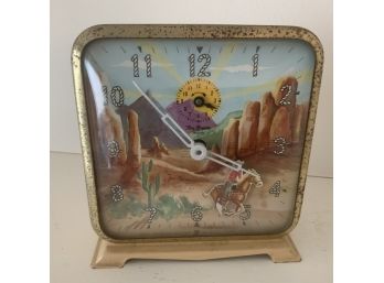 1950s Awesome Roy Rogers Alarm Clock ~ Not Working ~