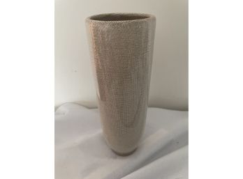 Elegant Linen Ceramic Vase