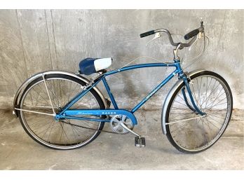 Vintage 1960s 3 Speed Schwinn Racer Bicycle