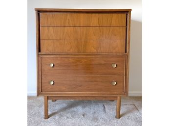 Mid Century Dixie Furniture Tallboy Dresser