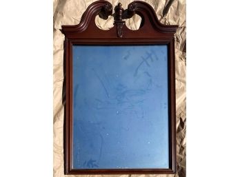 Chippendale Style Vintage Mirror With Decorative Finials
